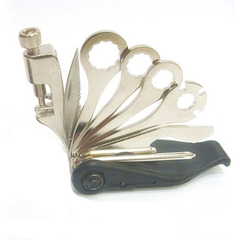 Herramientas de reparación de bicicletas, herramienta de combinación multiusos + cortador de cadena, abrebotellas, herramientas de bicicleta