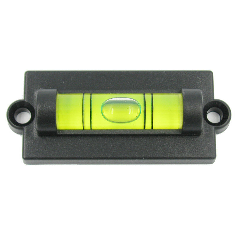 HACCURY Mini Spirit Bubble Level with Mounting Holes Water Leveler Horizontal Measuring Tool with Ears
