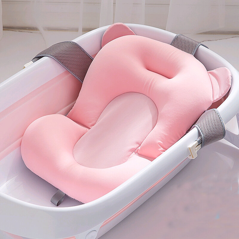 OLOEY Portátil Dos Desenhos Animados Banho de Chuveiro Banheira Pad Newborn Segurança segurança Do Bebê Almofada de Apoio Dobrável Suave Não-Deslizamento Banheira mat