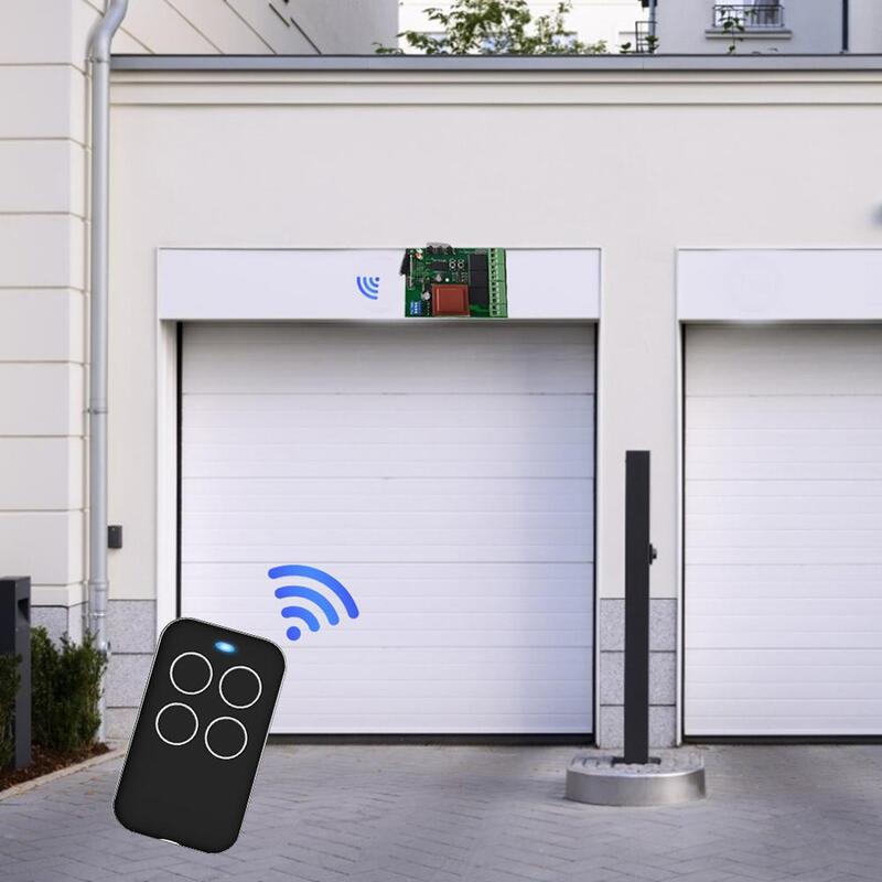 Mando a distancia Universal para puerta de garaje, herramienta Compatible con alarma, 280-868mhz