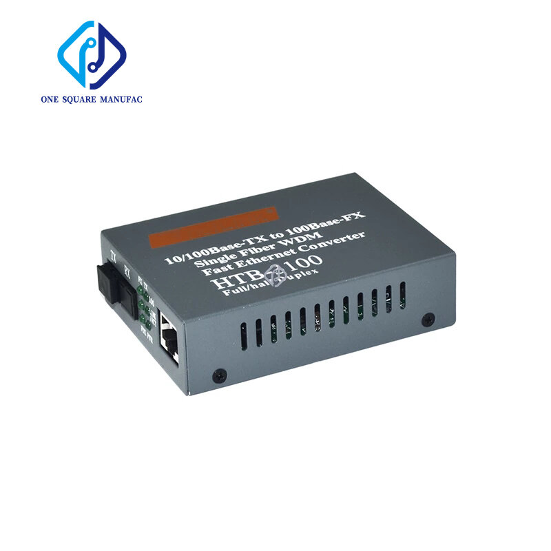 Honderd Mbyte Netlink HTB-3100 A/B Fiber Optische Media Converter Single Mode Single Fiber 25Km Sc 10/100M