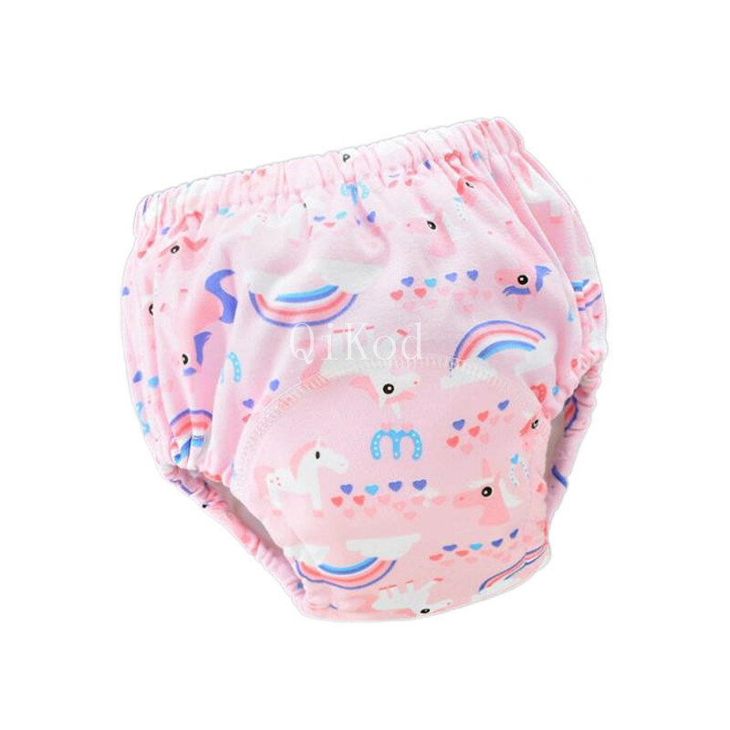 Baby Infant Toddler Waterproof Training Pants Cotton Changing Nappy Cloth Diaper Panties Gifts Reusable Washable 6 Layers Crotch