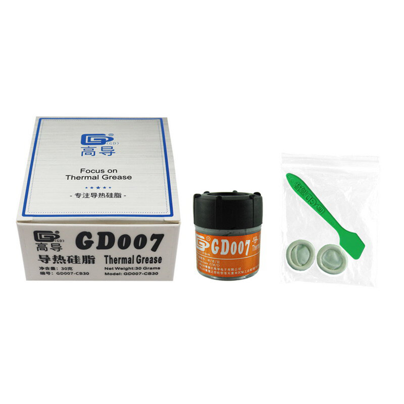 GD GD007 pasta termiczna 0.5/1/3/7/15/30/150g szary 6.8 W/m.k pasta termoizolacyjna pasta termiczna BX SSY BR ST CN CB MB