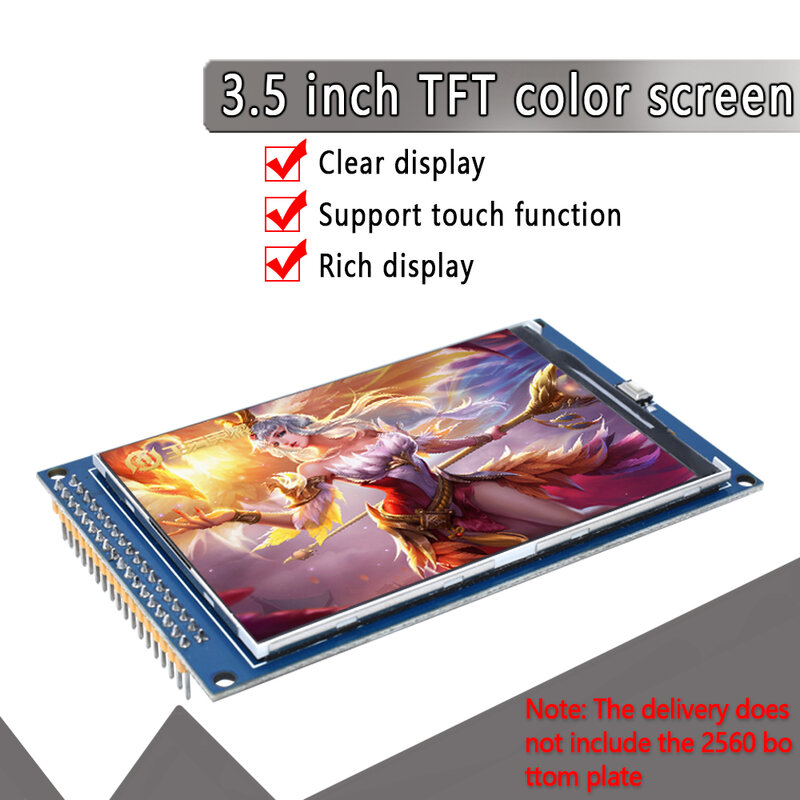 Free shipping! 3.5 inch TFT LCD screen module Ultra HD 320X480 for Arduino MEGA 2560 R3 Board