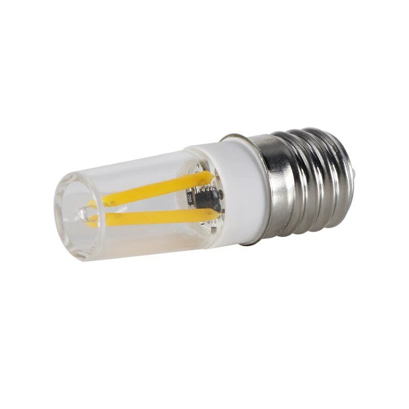Lâmpada LED incandescente para casa, luz de vela, super regulável, economia de energia, mini lâmpada, regulável, regulável, E27, 110V, 220V, 2W, 3W, COB