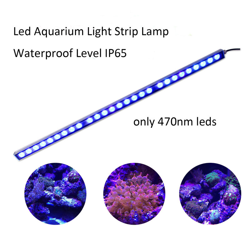 54W 81W 108W listwa LED Light IP65 wodoodporne oświetlenie LED do akwarium Strip rafa koralowa akwarium z roślinami lampa wzrost oświetlenie szklarniowe