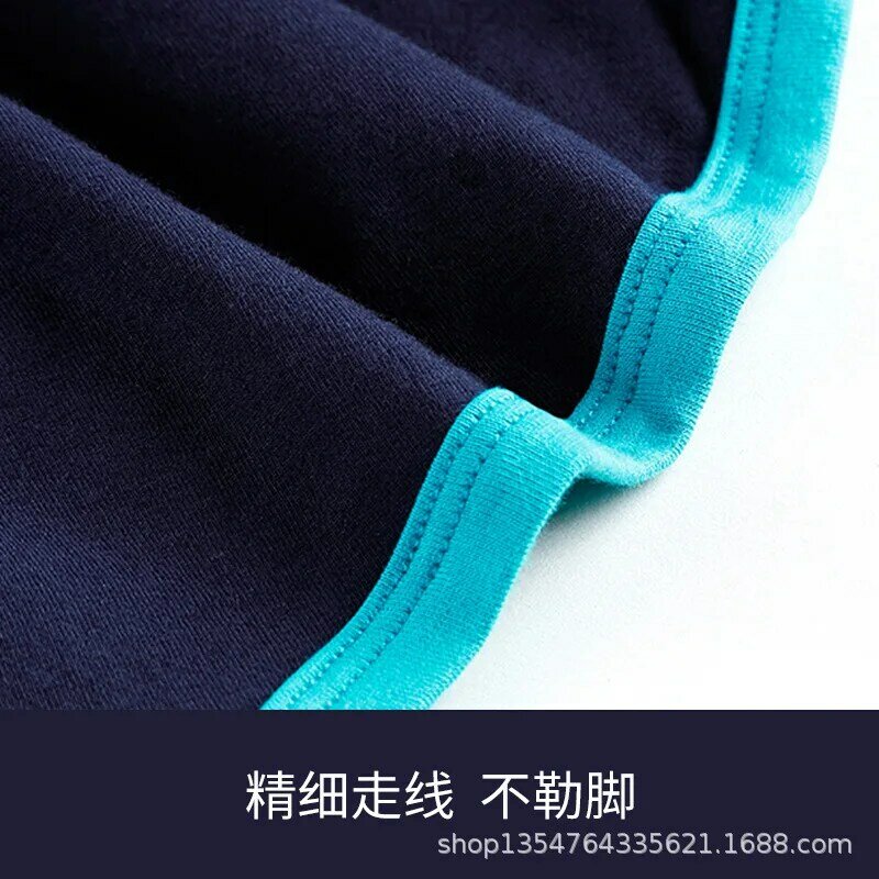 Bóxer de algodón puro para hombre, ropa interior, pantalones cortos, color sólido