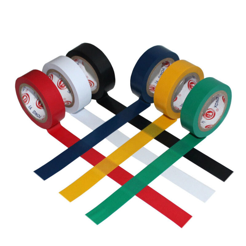Flame Retardant Electrical Insulation Tape High Voltage PVC Electrical Tape Waterproof Self-adhesive Tape 18mm*30M