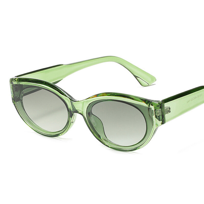 Osobowość okulary przeciwsłoneczne Cat Eye kobieta Vintage cukierkowe kolory gradientowe okulary przeciwsłoneczne damskie modne marki damskie Hip Hop Gafas De Sol