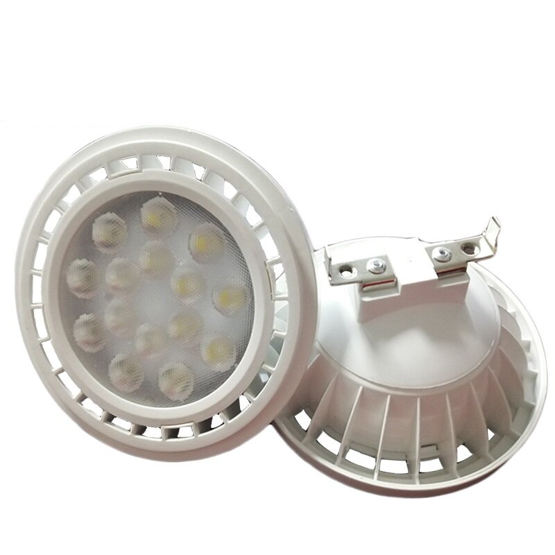 Lámpara LED regulable G53 GU10 AR111, SMD3030, 12w, 15w, QR111, ES111, foco de luz de rejilla, AC85-265V