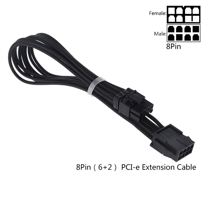 Удлинительный кабель источника питания 24-контактный A TX 8-контактный PCI-E 8-контактный ЦП 6-контактный 4-контактный