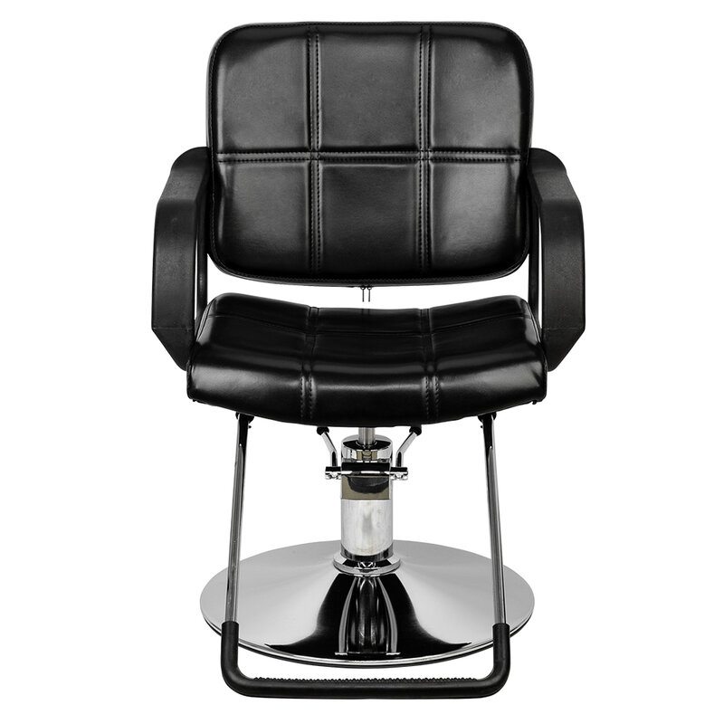 Hc125-cadeira para salão de beleza, cadeira para barbearia, barbearia e mulher, cor preta, estoque na cor preta
