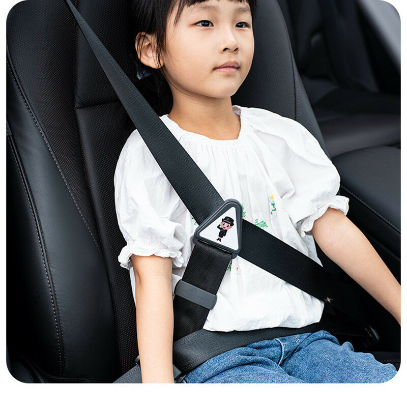 자동차 어린이 좌석 벨트 조정 리테이너, 목 좌석에 목 졸림 방지, 휴대용 어깨 가드 버클