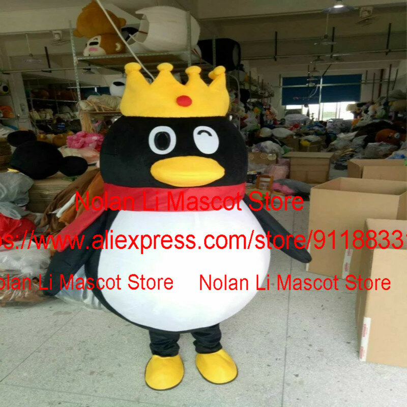 Heißer Verkauf Pinguin Maskottchen Kostüm Cartoon Set Cosplay Erwachsenen größe Kostüm Halloween Weihnachten Geburtstags feier