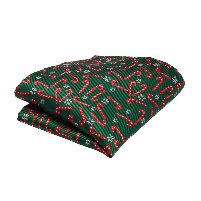 GUSLESON pañuelo de Navidad rojo y verde para hombres, Papá Noel, árbol de Navidad, muñeco de nieve, bolsillo cuadrado, pañuelo de boda, regalo de Festival
