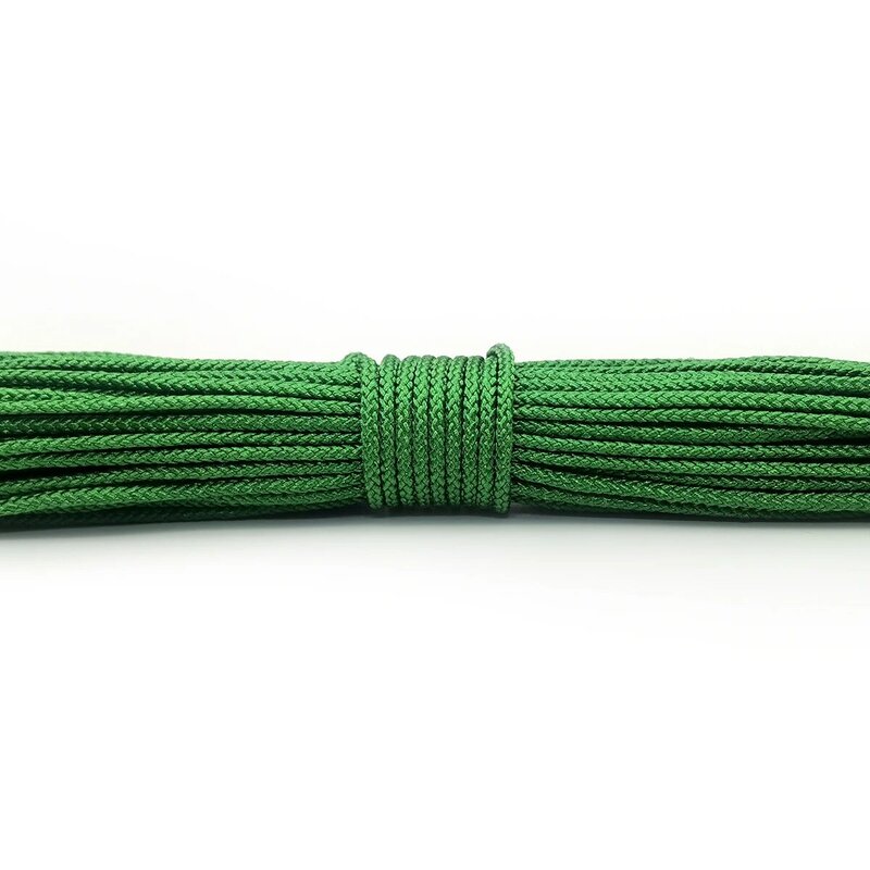 300FT 1.5mm nylonowa lina pleciona chiński węzeł makrama bransoletka sznurkowa sznurek pleciony DIY frędzle frezowanie dla Shamballa Rope