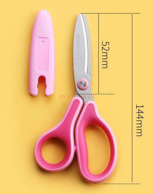 Безопасные для детей ножницы с защитным рукавом ручная резка бумаги круглая головка бытовой искусство портативный резак для бумаги