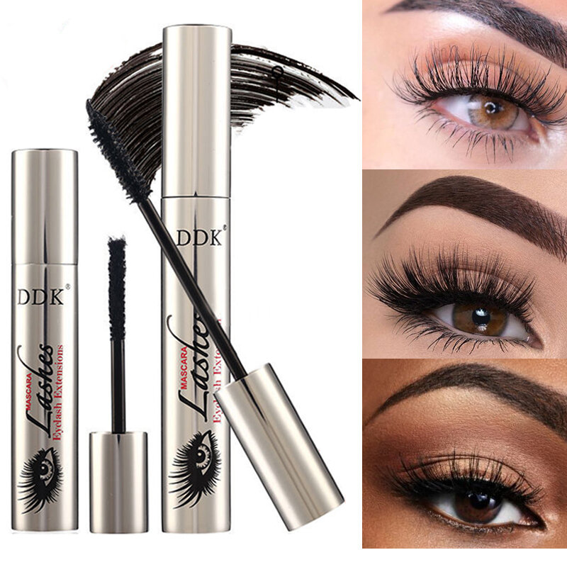 4D Silk Fiber Eyelash Mascara DDK Magic Black 2pcs/lot Makeup DiDiCat Eyelash Extension Lengthening Volume Waterproof Cosmetics