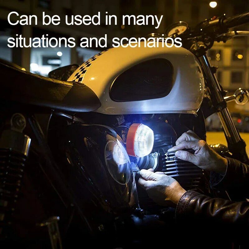 Lampe de poche magnétique Led à haute Luminance, signalisation d'avertissement de danger d'urgence pour voiture et moto