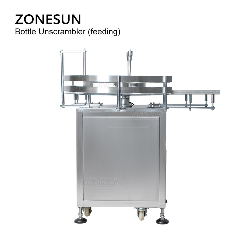 Zonesun-linha de produção, automático, para engarrafamento de líquidos, etiquetas, mesa giratória, embalagem, para bebida, sabão, óleo