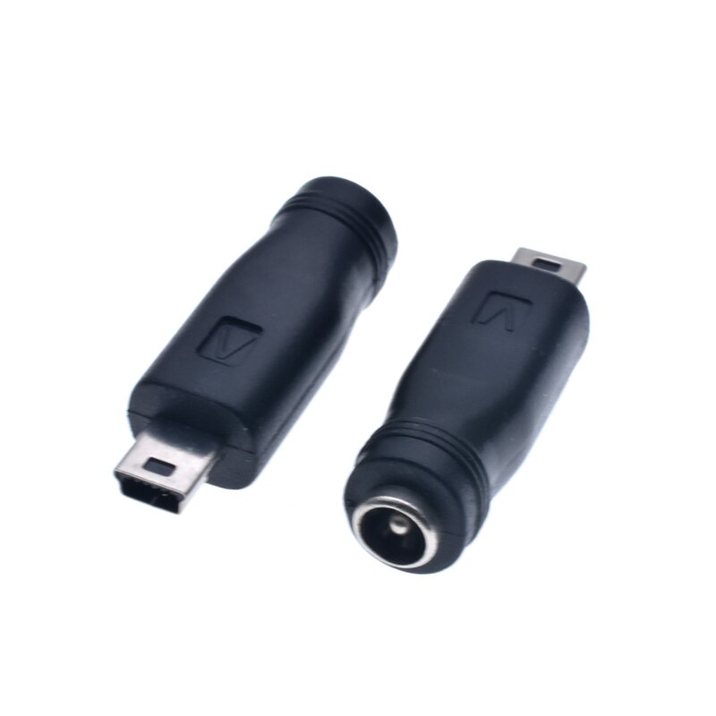 Adaptador de conector de alimentación de 5V CC, 5,5x2,1mm, conector USB tipo C, USB-C tipo c, 5,5mm x 2,1mm, Mini USB derecho y Micro USB CC, 1 ud.