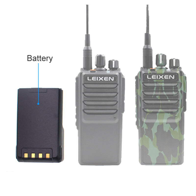 Leixen bateria li ion 4000mah para UV-25D nota rádio de presunto fm em dois sentidos de longa distância walkie talkie