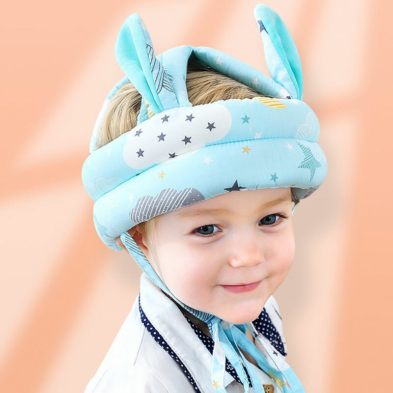 Chapéu de proteção de cabeça infantil ajustável do bebê capacete de proteção travesseiro protetor de cabeça capa de almofada para crianças aprendendo a andar