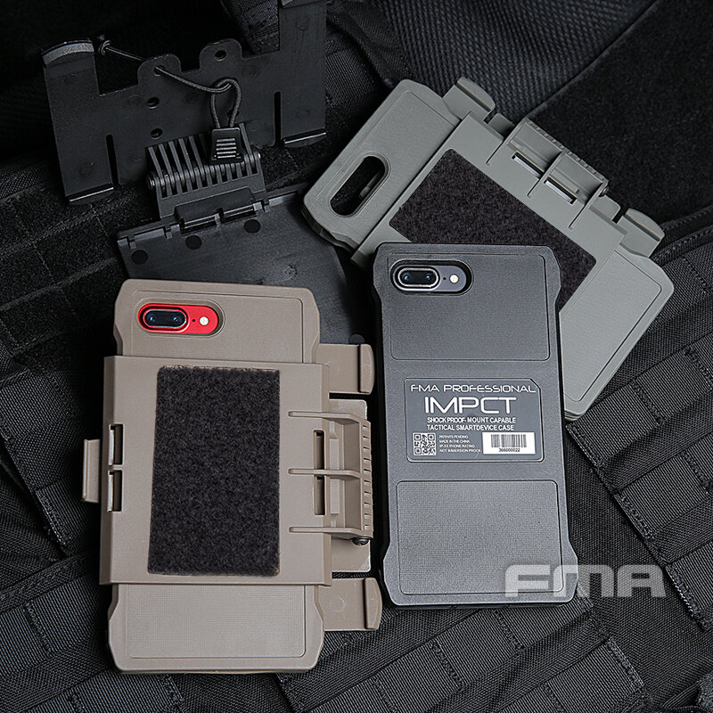 Bolsa móvel militar FMA Tactical Plus, equipamento de caça ao ar livre, capa de telefone para 7, 8 Plus, nova chegada