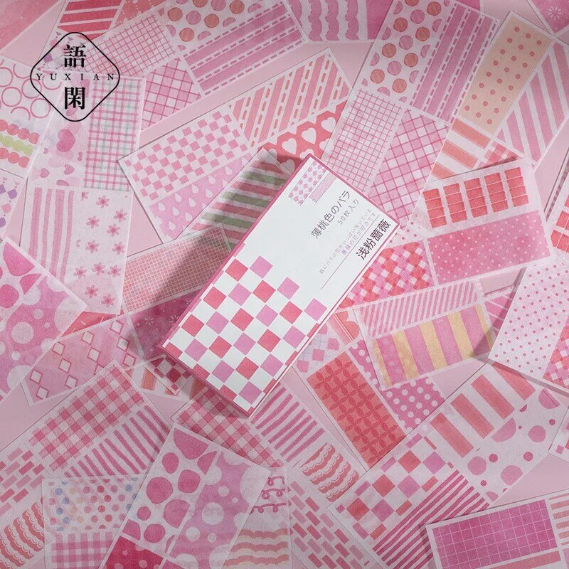50 pçs/1 lote kawaii papelaria adesivo fingertip romance série planejador lixo diário decorativo scrapbooking diy artesanato adesivo