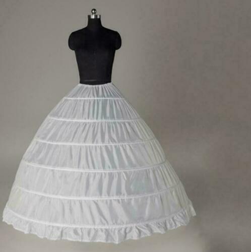 رومانسية جديدة تصميم الزفاف ثوب نسائي 6 كرينولين زلة تنورة الزفاف هوب