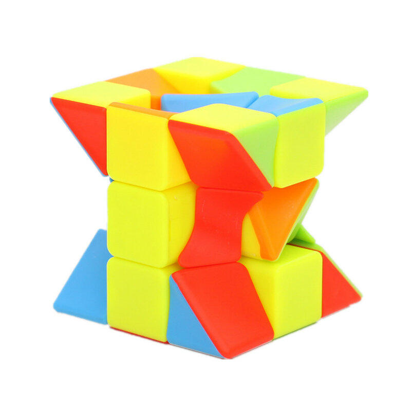 3x3x3 магический скоростной Куб Красочные скрученные Кубики-головоломки профессиональная развивающая интеллектуальная игрушка образовательный кубик 3x3 для детей