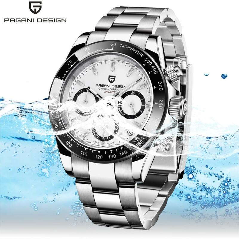 PAGANI DESIGN Novos Homens Relógio Cronógrafo Sport Quartz Relógio De Pulso Mens Relógios Top Marca Relógio De Luxo Relogio masculino 2020