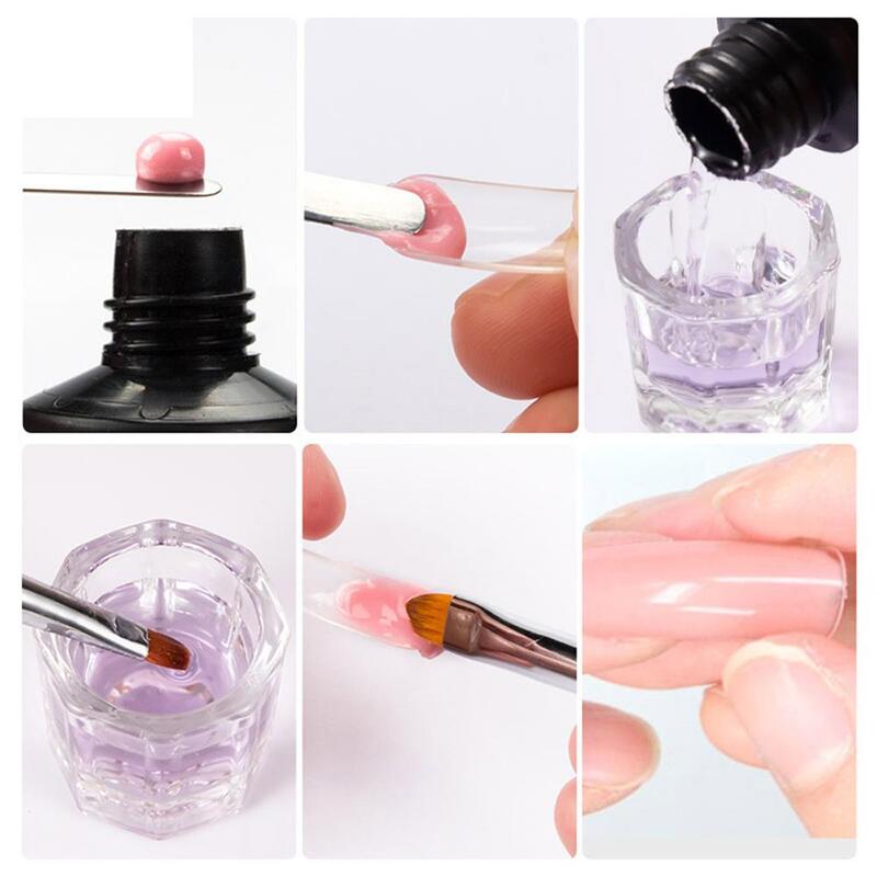 Solución antideslizante de Gel de extensión rápida, herramienta de Arte de uñas UV, líquido a juego, larga duración, 45ml