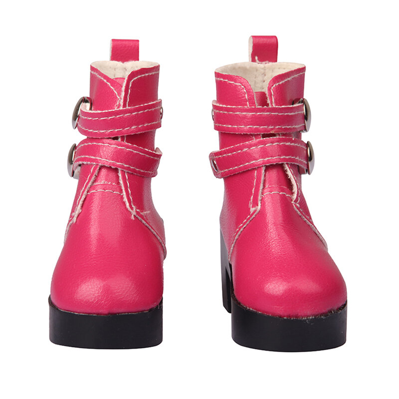 Zapatos de tacón alto hechos a mano para muñecas, botas marrones personalizadas de 60 cm, accesorios para muñecas, juguetes de nuestra generación para 1/3 Bdj/Sd