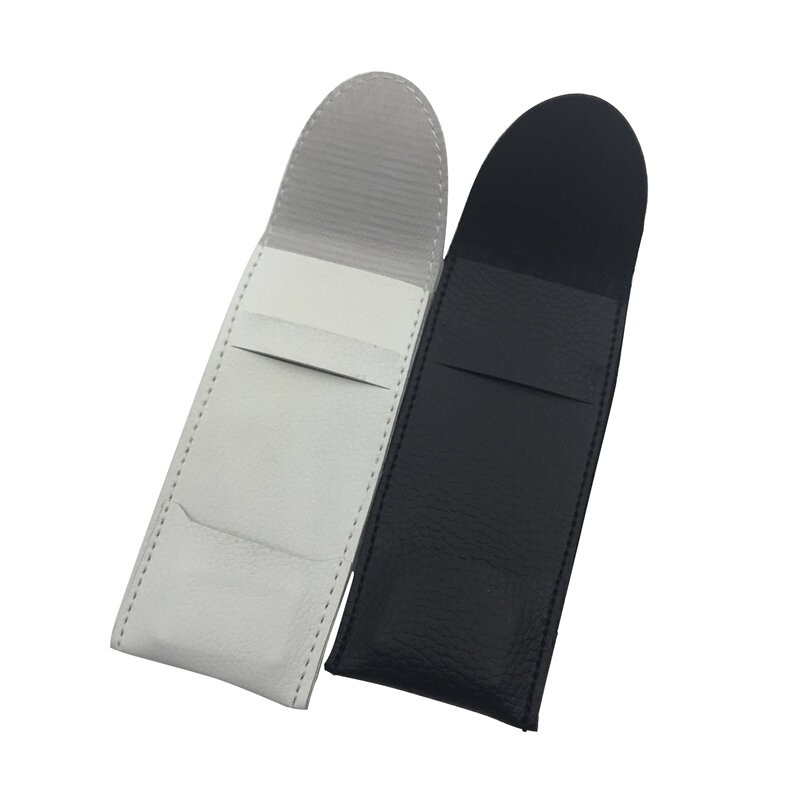 Funda de dardos de 2 piezas, bolsa de dardos de alta calidad, Material de cuero Artificial, accesorios de dardos en blanco y negro