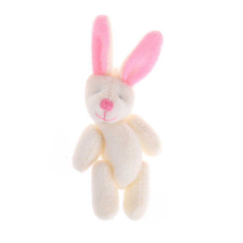 جديد لينة أفخم الأرنب الدب وصلة صغيرة الأرنب الدب قلادة ل مفتاح سلسلة باقة دمية على شكل عروسة Ornaments بها بنفسك الحلي هدايا 3.5/4/4.5/6/8 سنتيمتر