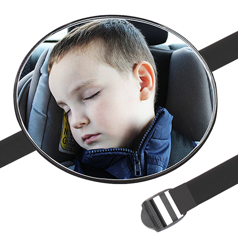 Baby Car Mirror Safety View Back Seat Mirror Baby Facing Rear Ward Infant Care Round Shape Baby Kids Monitor Car Accessories
