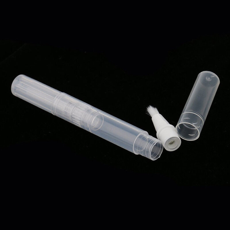 1Pc 3ml Leere Twist Stift mit Pinsel Nachfüllbare Flasche Kosmetische Container Nagellack Rohr für Balsam Nagel Kunst farbe Mascara Öle