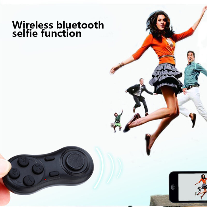 2019 New Style Multi-Function Bluetooth Mini Gamepad Remote Control For Tablet Mobile Phone PPT Self-Timer VR Game Control