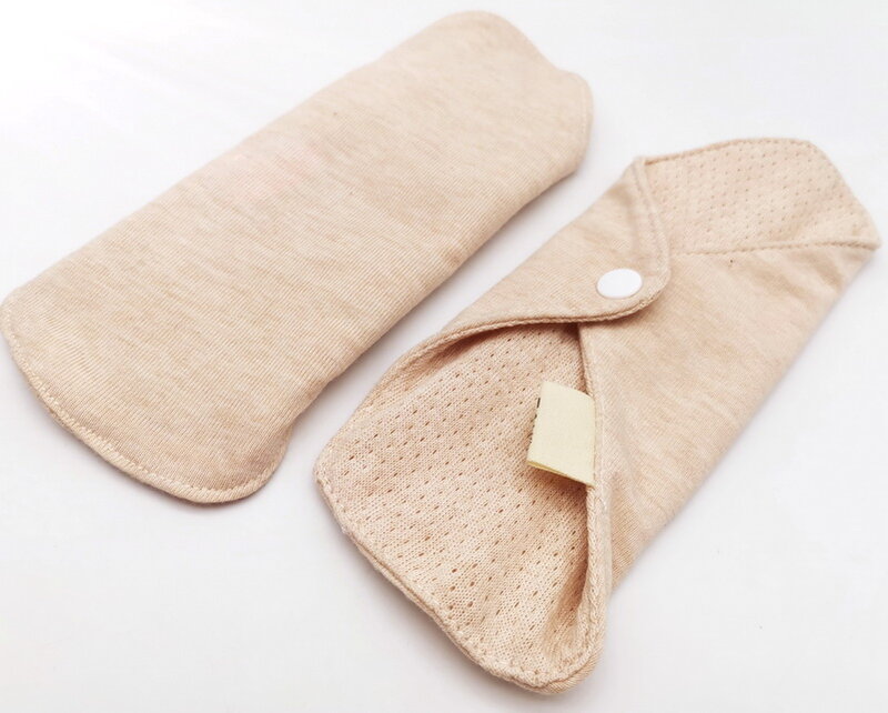 5 pçs reutilizáveis almofadas menstruais lavável almofadas de algodão feminino almofadas sanitárias guardanapo macio almofada de pano forro calcinha higiene feminina 18*6cm