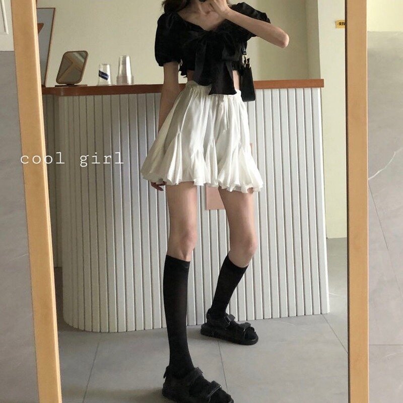 Mini Röcke Frauen Solide Minimalistischen Reich Freizeit Sommer Alle-spiel Stilvolle Student Koreanischen Stil Elegante Street Chic Hochschule