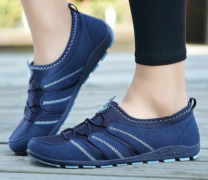 YEELOCA 2020 Breathable Sneakers Women Casual Shoes Fashion Ladies Shoes Slip-On Outdoor Falts DS259