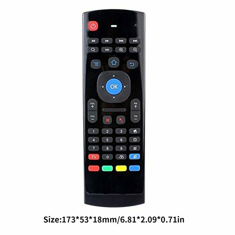 Kontrol Suara Keyboard Mouse Udara Nirkabel 2.4G RF Sensor Gyro Remote Control Pintar untuk X96 H96 Android TV Box Mini PC Vs G10