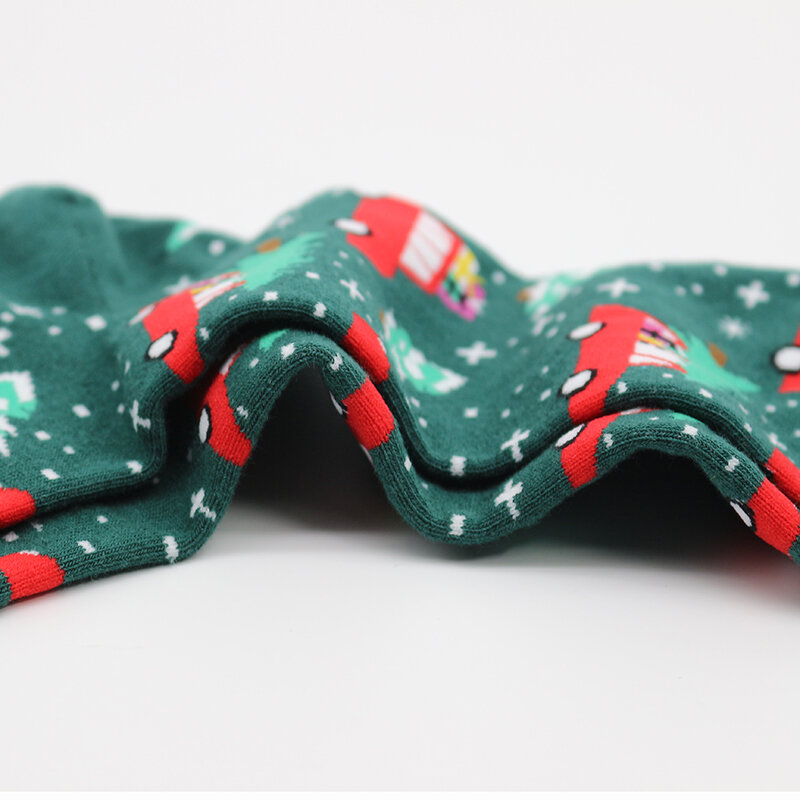 PEONFLY Новинка 2020 осень-зима мужские носки с забавным динозавром и с изображением снежного лося подарок хлопок счастливые носки с рождественс...