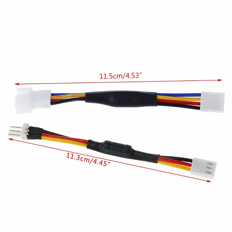 2021 New 27Ω PC Case Fan RPM Speed Reduction Silent Connector Resistor Cable Quiet Mode