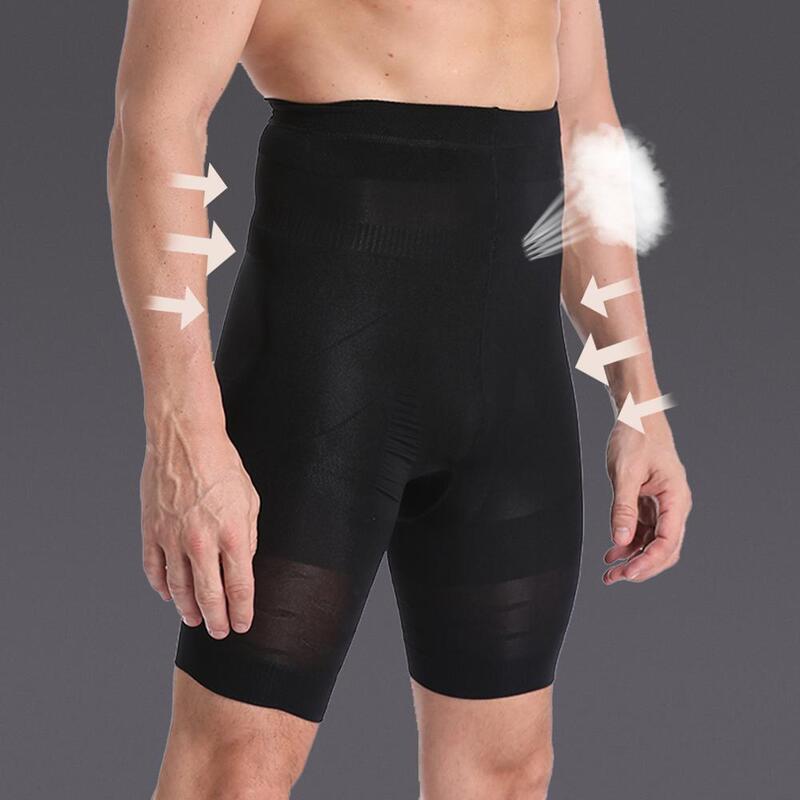 Werden-In-Form Männer Hohe Taille Abnehmen Steuer Höschen Kompression Unterwäsche Body Shaper Taille Trainer Bauch Bauch Former hosen