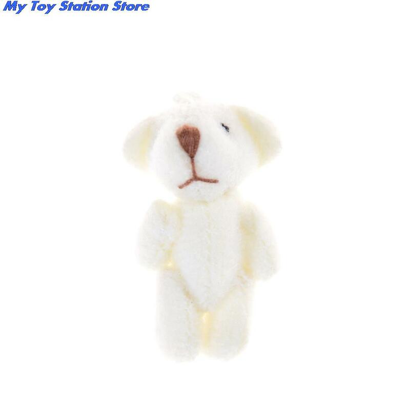 Mini Bear Simulation Miniature Animal Model Brinquedos, Doll House Decoração, 1/12 Dollhouse Acessórios, 1Pc
