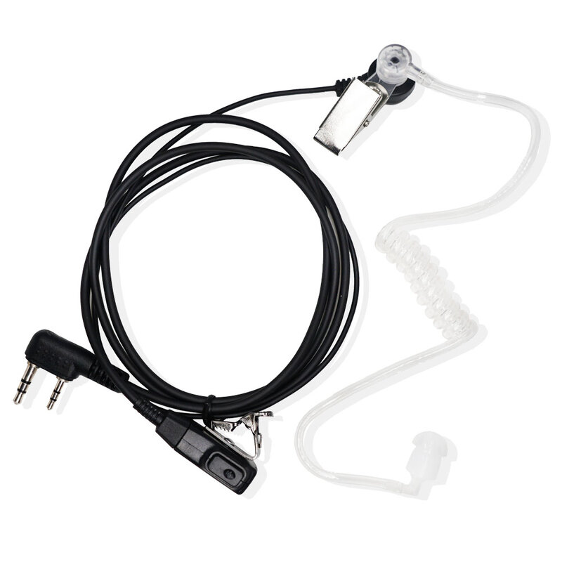 Baofeng Radio Air Acoustic Tube Headset K Port Transparent Headset PPT Microphone Earpiece For Walkie Talkie BF-888S UV-82 UV-5R