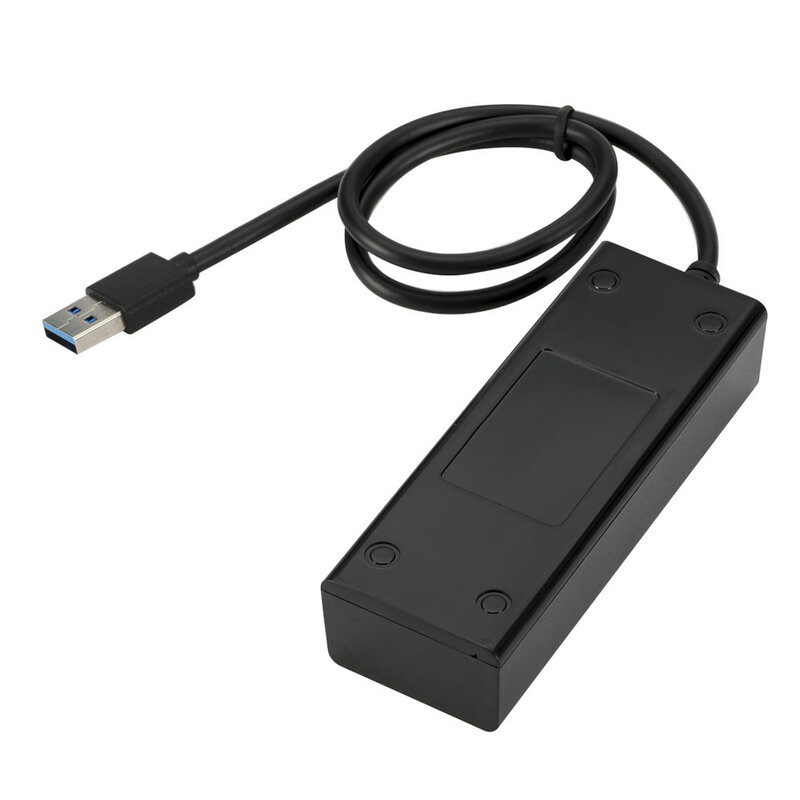 Grwibeou – HUB haute vitesse à 4 ports USB 3.0, extension de répartiteur multi-hub pour ordinateur de bureau et portable, adaptateur USB 2.0
