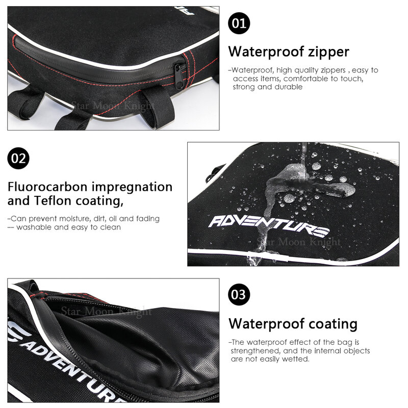 Motorcycle Frame Crash Bars Waterproof Bag Bumper Repair Tool Placement Bag For 1050 1090 1190 1290 ADV Adventure R